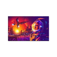 Far-future-human-colonization Sticker (rectangular) by Salman4z