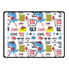 Monster-cool-seamless-pattern Fleece Blanket (small) by Salman4z