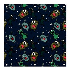 Monster-alien-pattern-seamless-background Banner And Sign 4  X 4  by Salman4z