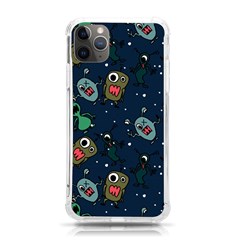 Monster-alien-pattern-seamless-background Iphone 11 Pro Max 6 5 Inch Tpu Uv Print Case by Salman4z