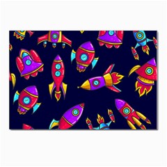 Space-patterns Postcards 5  X 7  (pkg Of 10) by Salman4z