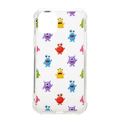 Seamless-pattern-cute-funny-monster-cartoon-isolated-white-background Iphone 11 Pro 5 8 Inch Tpu Uv Print Case by Salman4z