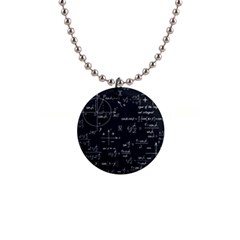 Mathematical-seamless-pattern-with-geometric-shapes-formulas 1  Button Necklace by Salman4z