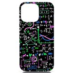 Math-linear-mathematics-education-circle-background iPhone 14 Pro Max Black UV Print Case Front