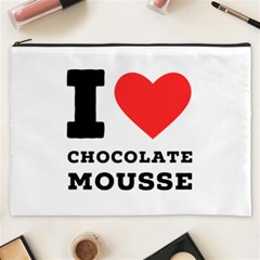 I Love Chocolate Mousse Cosmetic Bag (xxxl) by ilovewhateva