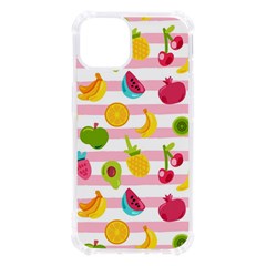 Tropical-fruits-berries-seamless-pattern Iphone 13 Tpu Uv Print Case by Salman4z