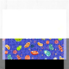 Virus-seamless-pattern Rectangular Jigsaw Puzzl by Salman4z