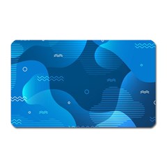 Abstract-classic-blue-background Magnet (rectangular) by Salman4z