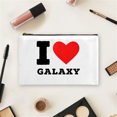 I Love Galaxy  Cosmetic Bag (medium) by ilovewhateva