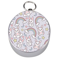 Seamless-pattern-with-cute-rabbit-character Silver Compasses by Salman4z