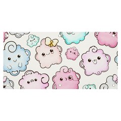 Cute-doodle-cartoon-seamless-pattern Banner And Sign 6  X 3  by Salman4z