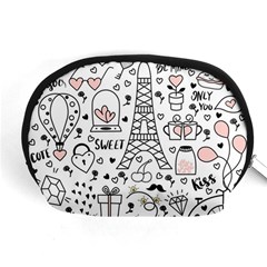 Big-collection-with-hand-drawn-objects-valentines-day Accessory Pouch (medium) by Salman4z