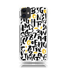 Letters-pattern Iphone 11 Tpu Uv Print Case by Salman4z