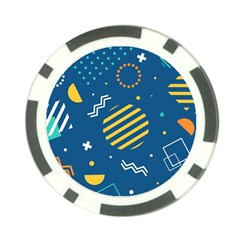 Flat-design-geometric-shapes-background Poker Chip Card Guard by Salman4z