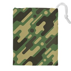 Camouflage-pattern-background Drawstring Pouch (4xl) by Salman4z