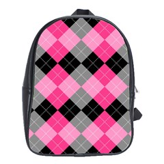 Seamless-argyle-pattern School Bag (large) by Salman4z