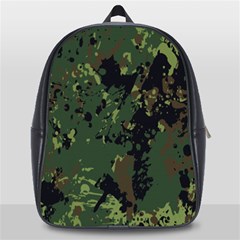 Military Background Grunge School Bag (large) by pakminggu