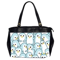 Penguins Pattern Oversize Office Handbag (2 Sides) by pakminggu