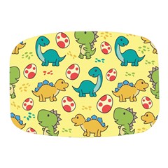 Seamless Pattern With Cute Dinosaurs Character Mini Square Pill Box by pakminggu