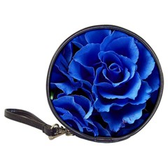 Blue Roses Flowers Plant Romance Blossom Bloom Nature Flora Petals Classic 20-cd Wallets by pakminggu