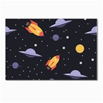 Cosmos Rockets Spaceships Ufos Postcards 5  x 7  (Pkg of 10) Front