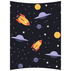 Cosmos Rockets Spaceships Ufos Back Support Cushion by pakminggu