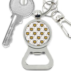 Lion Heads Pattern Design Doodle Bottle Opener Key Chain by pakminggu