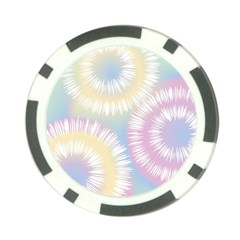 Tie Dye Pattern Colorful Design Poker Chip Card Guard (10 Pack) by pakminggu