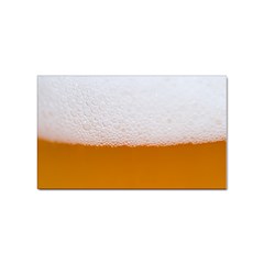 Beer Foam Bubbles Alcohol Glass Sticker (rectangular) by pakminggu