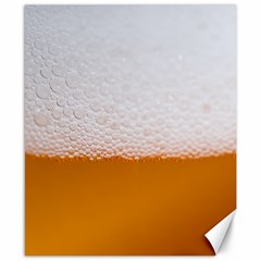 Beer Foam Bubbles Alcohol Glass Canvas 8  X 10  by pakminggu