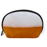 Beer Foam Bubbles Alcohol Glass Accessory Pouch (Large) Back