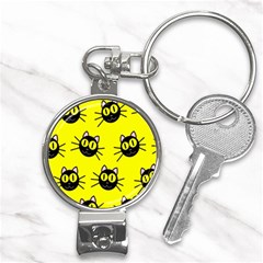 Cats Heads Pattern Design Nail Clippers Key Chain by pakminggu