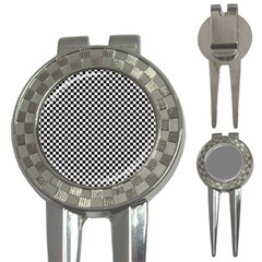 Background Black Board Checker Checkerboard 3-in-1 Golf Divots by pakminggu