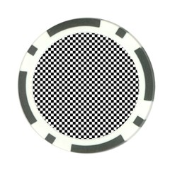 Background Black Board Checker Checkerboard Poker Chip Card Guard (10 Pack) by pakminggu