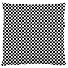 Background Black Board Checker Checkerboard Standard Premium Plush Fleece Cushion Case (one Side) by pakminggu