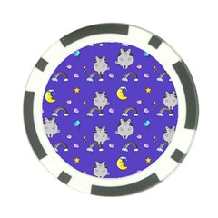 Texture Pattern Seamless Rainbow Background Dream Poker Chip Card Guard by pakminggu