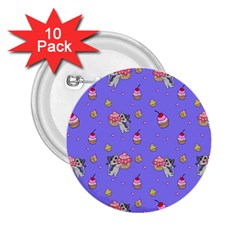 Art Pattern Design Seamless Scrapbooking 2 25  Buttons (10 Pack)  by pakminggu