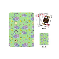 Elephant Sleeping Elephants Background Playing Cards Single Design (mini) by pakminggu