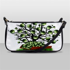 Watermelon Tree Abstraction On Watermelon Abundance Shoulder Clutch Bag by pakminggu