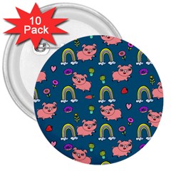 Texture Seamless Sample Digital Scrapbooking 3  Buttons (10 Pack)  by pakminggu