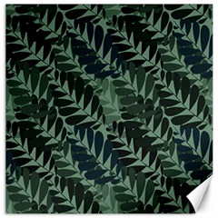 Background Pattern Leaves Texture Design Wallpaper Canvas 20  X 20  by pakminggu