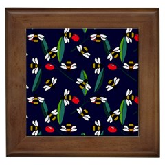 Art Floral Design Pattern Floral Pattern Framed Tile by pakminggu