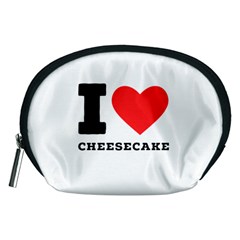 I Love Cheesecake Accessory Pouch (medium) by ilovewhateva