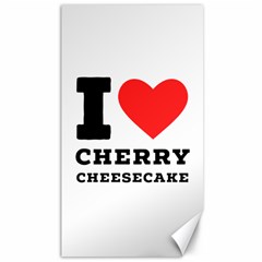 I Love Cherry Cheesecake Canvas 40  X 72  by ilovewhateva