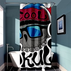 Cool Skull Shower Curtain 36  X 72  (stall)  by pakminggu