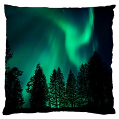 Aurora Northern Lights Phenomenon Atmosphere Sky Large Cushion Case (one Side) by pakminggu