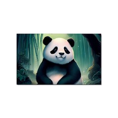 Animal Panda Forest Tree Natural Sticker (rectangular) by pakminggu