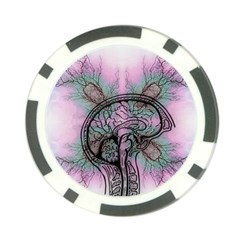 Tourette Syndrome Epilepsy Brain Poker Chip Card Guard (10 Pack) by pakminggu