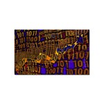 Binary Code Transformation Sticker (Rectangular) Front