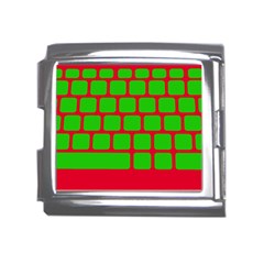 Keyboard Keys Computer Input Pc Mega Link Italian Charm (18mm) by danenraven